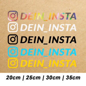 Dein Instagram Sticker im Doppelpack